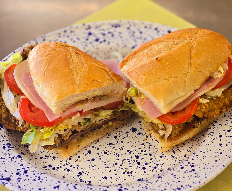 Milanesa sandwich